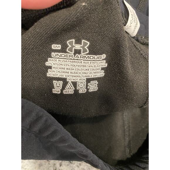 Under Armour Womens Size Small Black Base Layer Leggings Stretchy Full Length UA - Picture 7 of 13